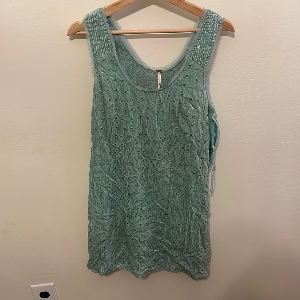 Free people velvet sequin dress